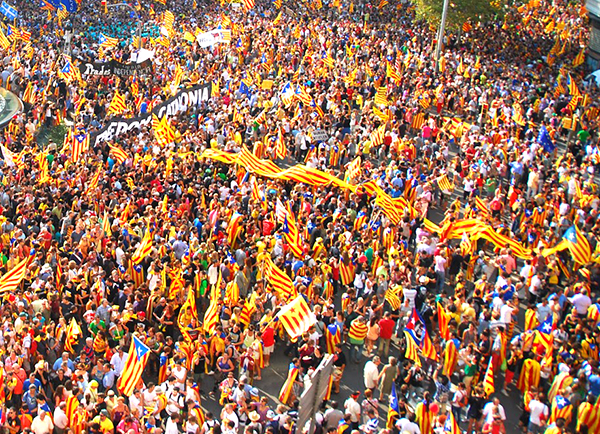 11 septembre 2014 : Manifestation monstre à Barcelone