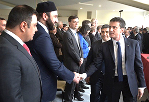 Manuel Valls venu inaugurer la grande mosquée de Strasbourg le 27 septembre 2012